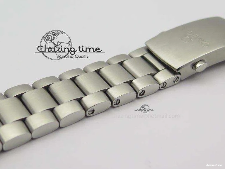 1218 Planet Ocean GMT 43.5mm V6F Goodplanet Orange Marker Blue Dial On SS Bracelet A ModernLook 8215